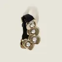 MIU MIU レザーxメタル ブレスレット