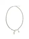 MSKN2ND Western Surgical Necklace Silver