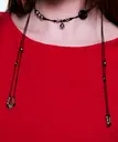 nff black flow ball necklace