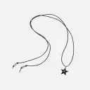 nff starry leather necklace