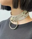 NOVESSEL ダブルベルト ビッグリングチョーカー
