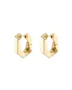 NUMBERING Numbering 251 Silver Chain Unit Earrings