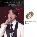 PASION レインボーカラーツインクブリングリング DEEPBROWN GOLD