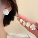 RESEXXY メタルフラワーピアス