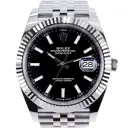 Rolex デイトジャスト（黒文字盤・リファレンス未特定）