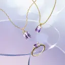Star Jewelry K10 チャーム LUCENT VIOLET
