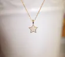 STAR JEWELRY ネックレス〈K18YG〉