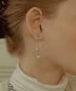 Tatiana Tatiana Mono Pearl Two-way Drop Earring EC1480（シルバー925）