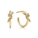 Tiffany & Co. ピアス イエローゴールドにダイヤモンドをセッティング
