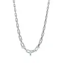 Tiffany & Co. グラジュエイテッド リンク ネックレス ホワイトゴールドにダイヤモンドをセッティング