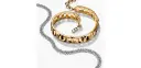 Tiffany & Co. ネックレス プラチナとイエローゴールドにダイヤモンドをセッティング