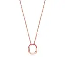 ロゼ（ROSÉ）着用 Tiffany & Co. Small Pendant in Rose Gold with Pink Sapphires