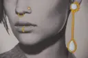 UNDERCOVER パールピアス