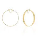 UNOAERRE 1AR アクセサリーポリッシュフープピアス 29849
