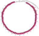 WE11DONE HANDMADE STUDDED NOEUD CHOKER